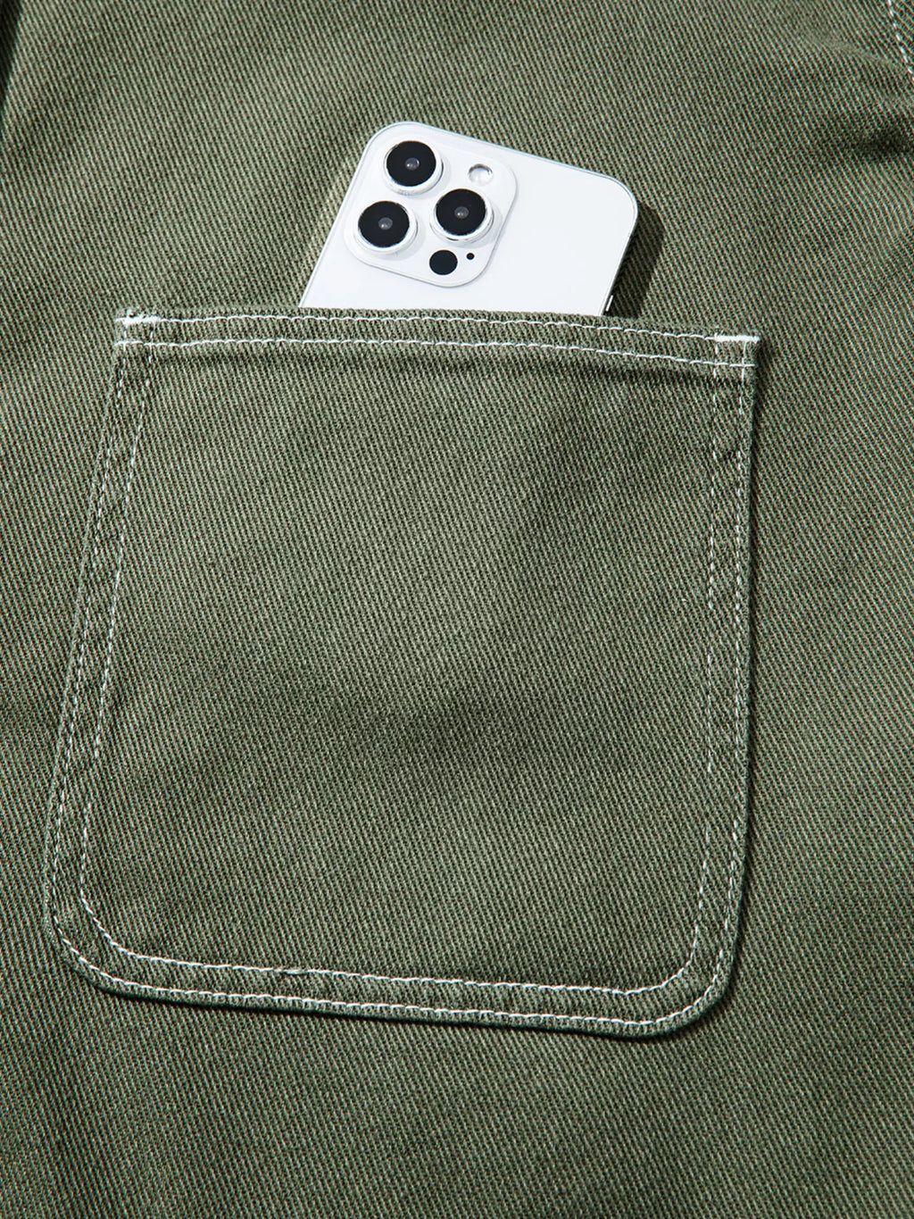 Patched Pocket Collared Button Front Boyfriend Denim Jacket - Meltem & Co.