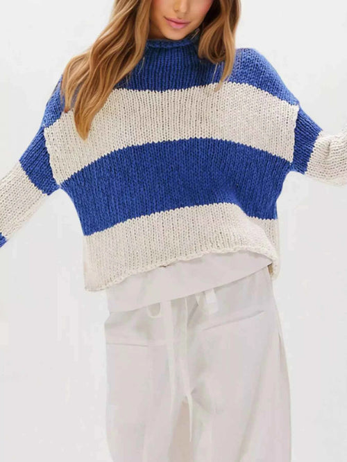 Chunky Knit Striped Sweater