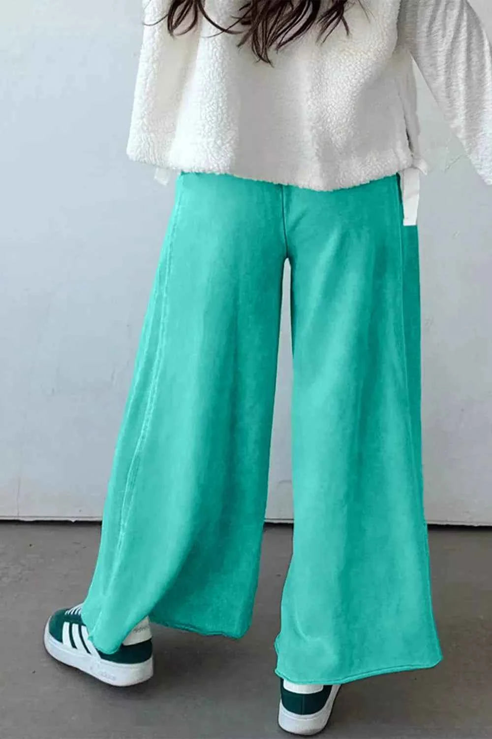 High-Waisted Wide-Leg Pants