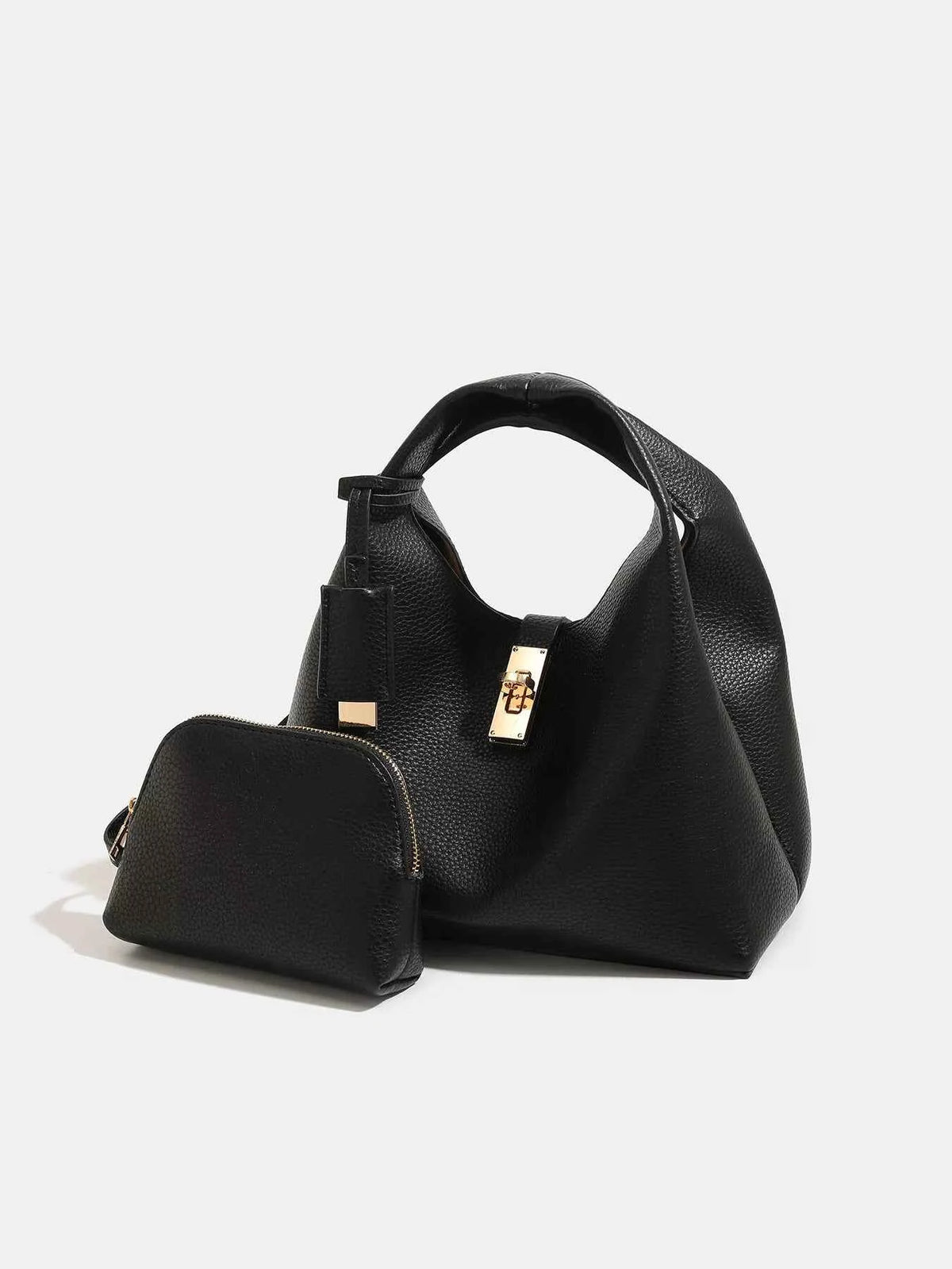 Turn-Lock Crossbody Bag
