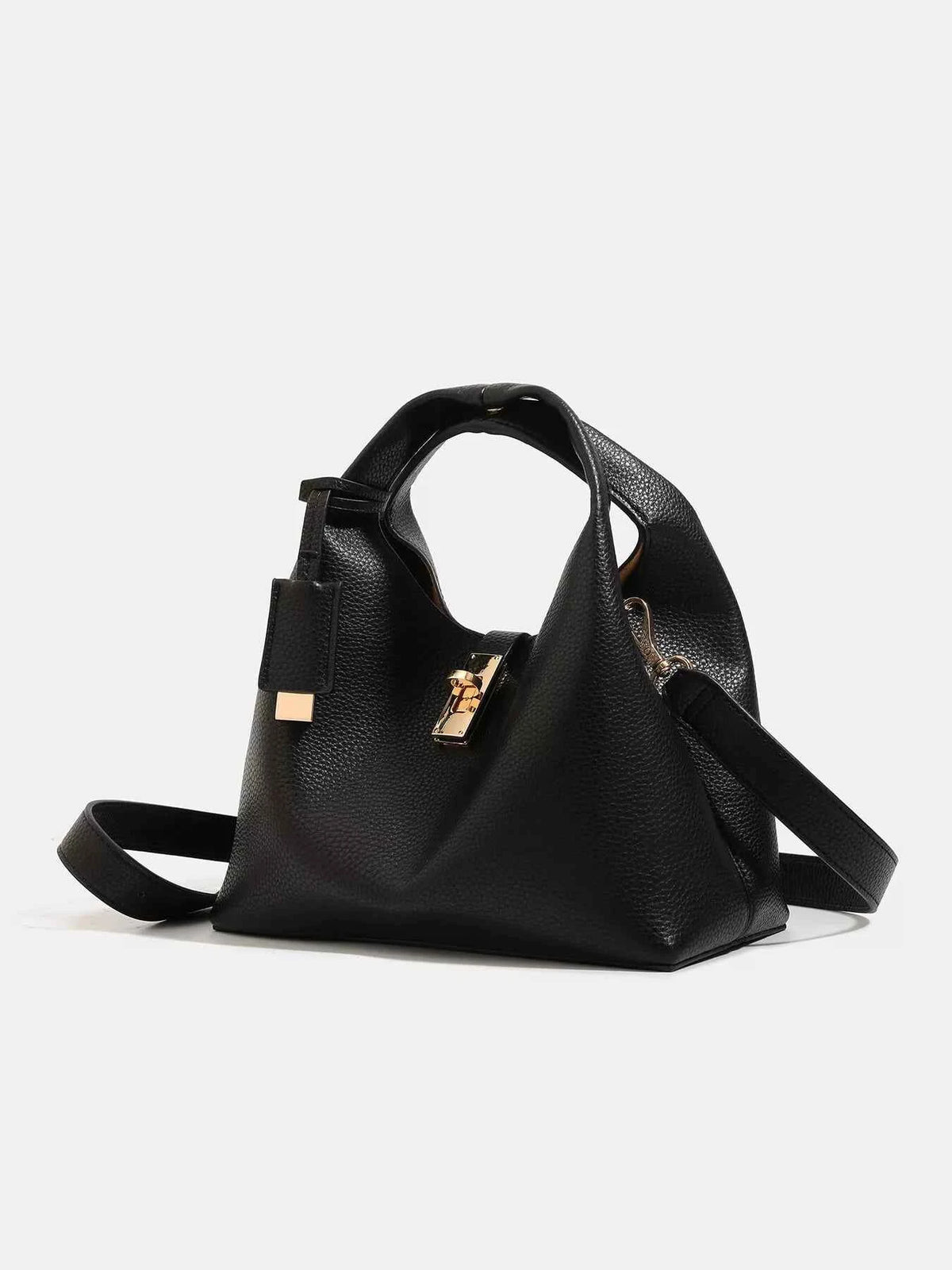 Turn-Lock Crossbody Bag