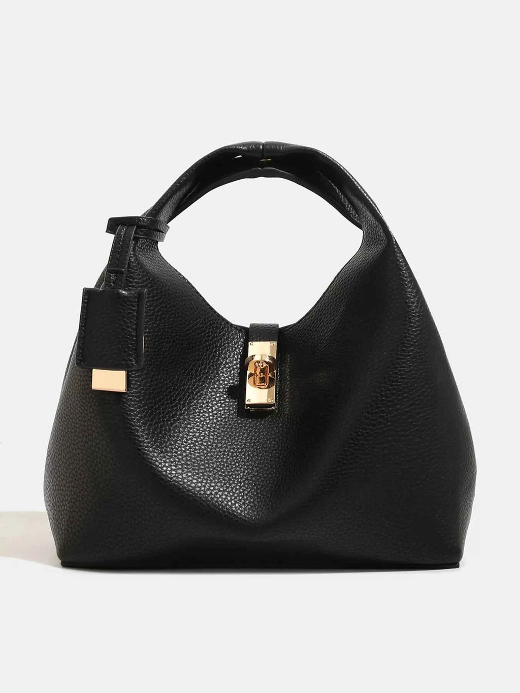 Turn-Lock Crossbody Bag